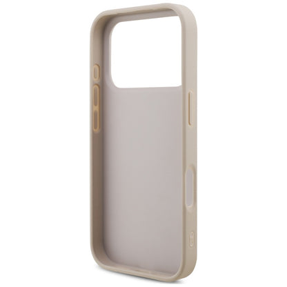 Hülle für Apple iPhone 18 Pro / 17 Pro, Guess, 4G Classic Logo mit Riemen, Rosa