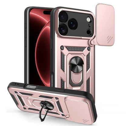 Case for Apple iPhone 18 Pro / 17 Pro, Techsuit, CamShield, Rose Gold