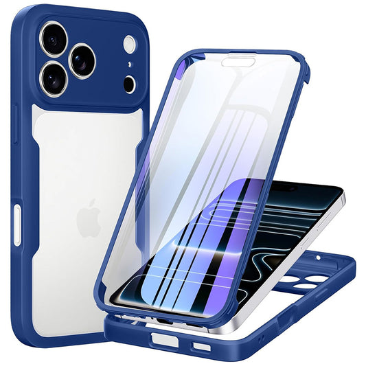Hülle für Apple iPhone 18 Pro / 17 Pro, Techsuit, ColorVerse 360, Blau