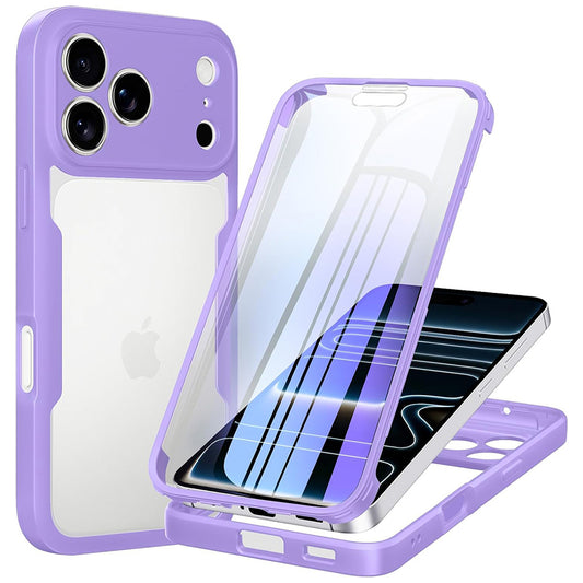 Hülle für Apple iPhone 18 Pro / 17 Pro, Techsuit, ColorVerse 360, Lila