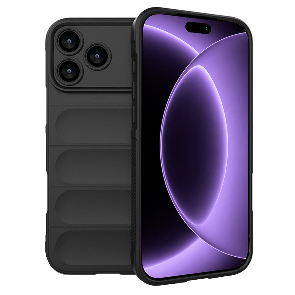 Hülle für Apple iPhone 18 Pro / 17 Pro, Techsuit, Magic Shield, Schwarz