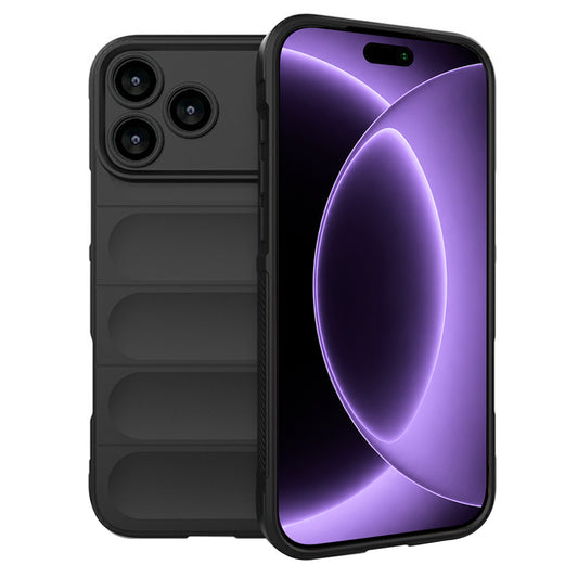 Hülle für Apple iPhone 18 Pro / 17 Pro, Techsuit, Magic Shield, Schwarz