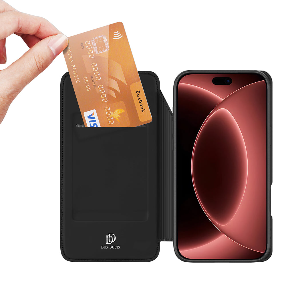 Hülle für Apple iPhone 18 Pro Max / 17 Pro Max, DUX DUCIS, Skin Pro, Schwarz