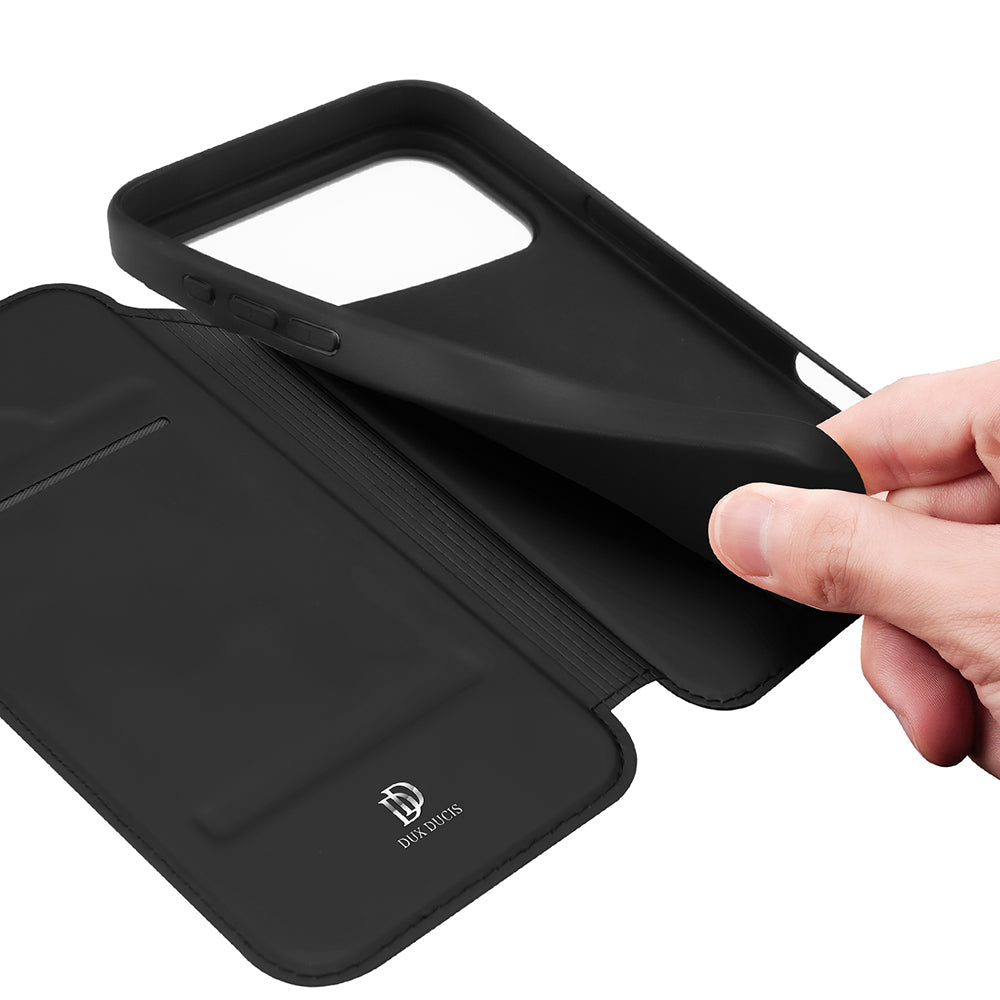 Hülle für Apple iPhone 18 Pro Max / 17 Pro Max, DUX DUCIS, Skin Pro, Schwarz