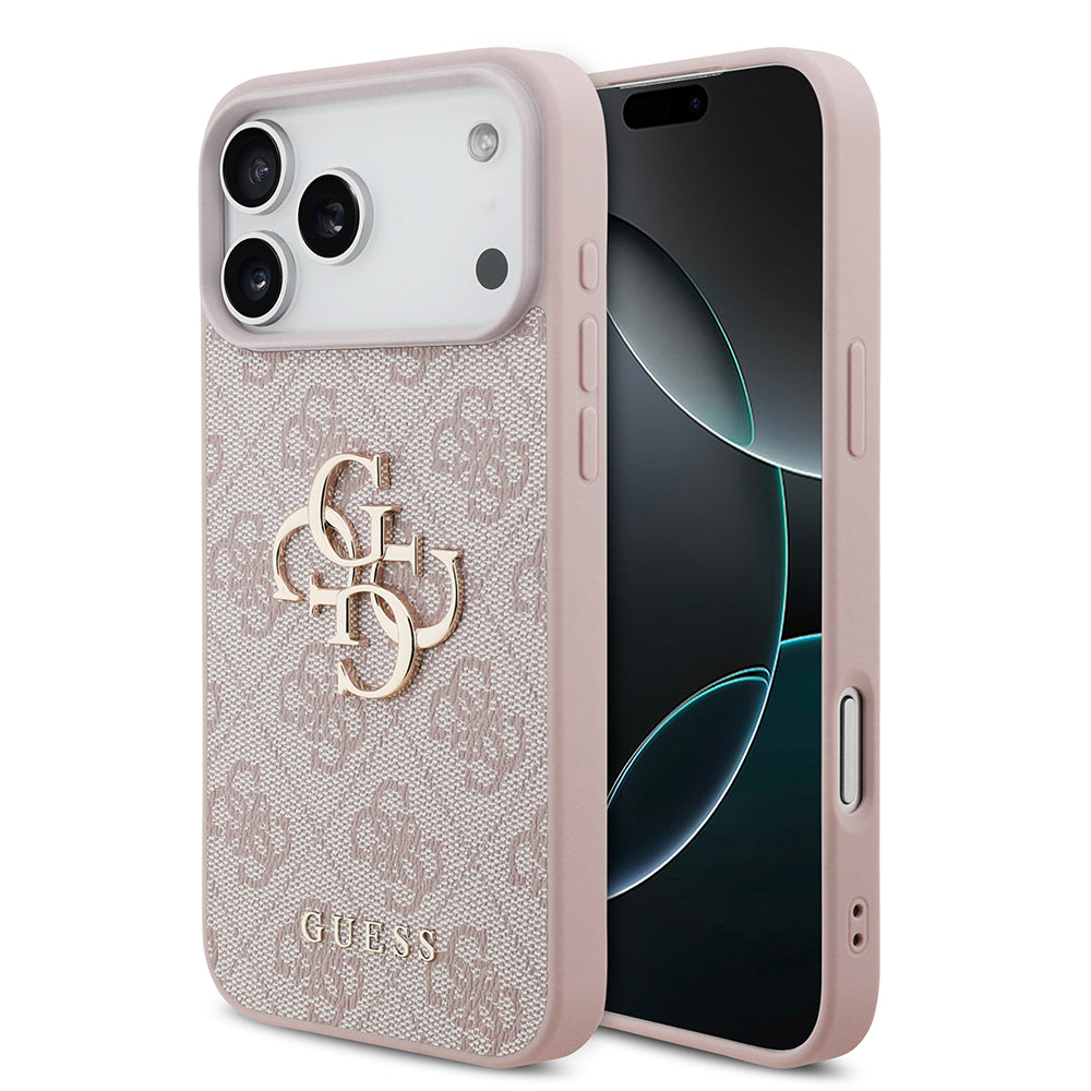 Case for Apple iPhone 18 Pro Max / 17 Pro Max, Guess, 4G Big Logo, Pink