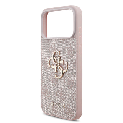 Case for Apple iPhone 18 Pro Max / 17 Pro Max, Guess, 4G Big Logo, Pink