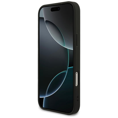Hülle für Apple iPhone 18 Pro Max / 17 Pro Max, Guess, 4G Classic Logo, Schwarz
