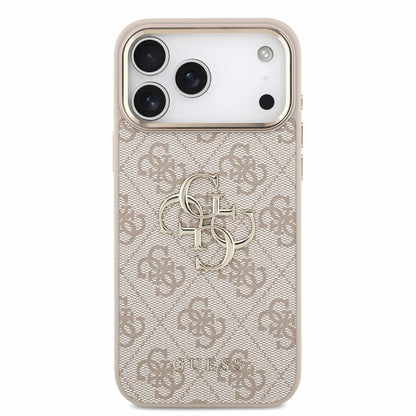 Case for Apple iPhone 18 Pro Max / 17 Pro Max, Guess, 4G Classic Logo with Strap, Pink Gold