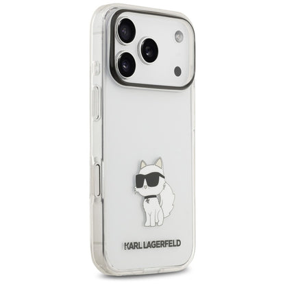 Hülle für Apple iPhone 18 Pro Max / 17 Pro Max, Karl Lagerfeld, IML Choupette NFT, transparent