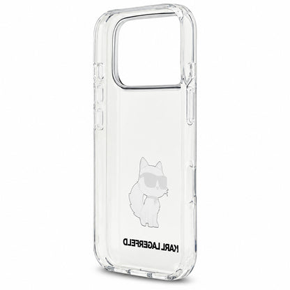 Hülle für Apple iPhone 18 Pro Max / 17 Pro Max, Karl Lagerfeld, IML Choupette NFT, transparent