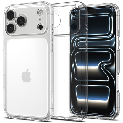 Hülle für Apple iPhone 18 Pro Max / 17 Pro Max, Spigen, Ultra Hybrid, Transparent ACS12116