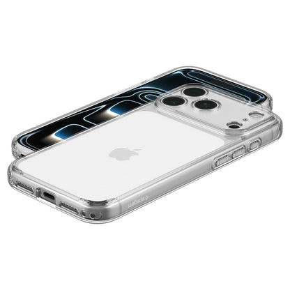 Hülle für Apple iPhone 18 Pro Max / 17 Pro Max, Spigen, Ultra Hybrid, Transparent ACS12116