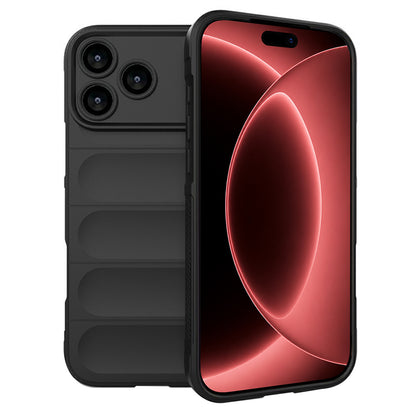 Hülle für Apple iPhone 18 Pro Max / 17 Pro Max, Techsuit, Magic Shield, Schwarz