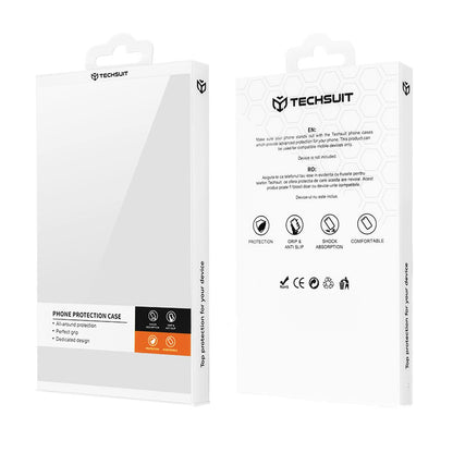 Case for Apple iPhone 17e / 16e, Techsuit, Carbon Shield Pro, White