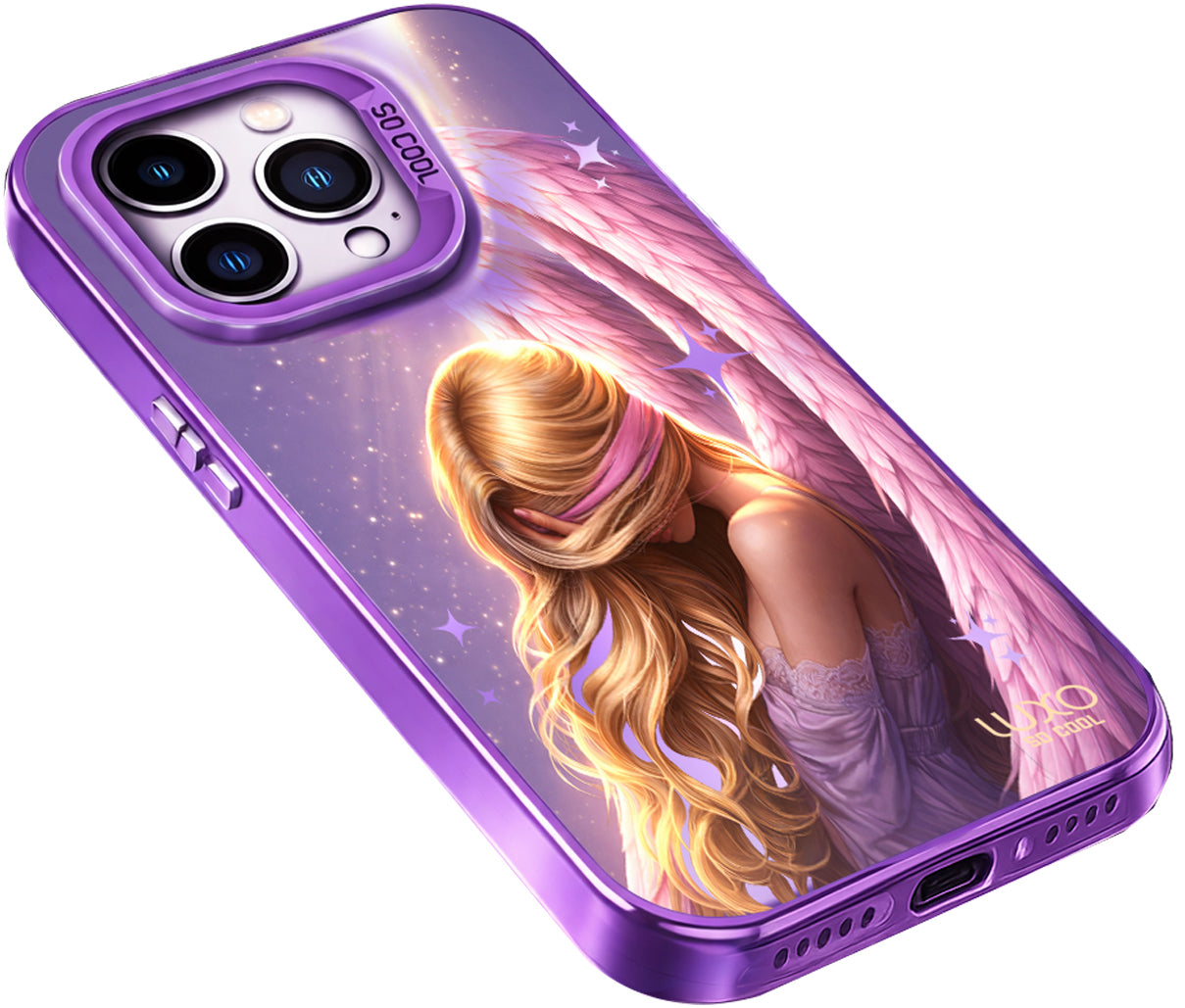 Case for Apple iPhone 15 Pro Max, LUXO So CooL, ArcadiA Angel, Multicolor