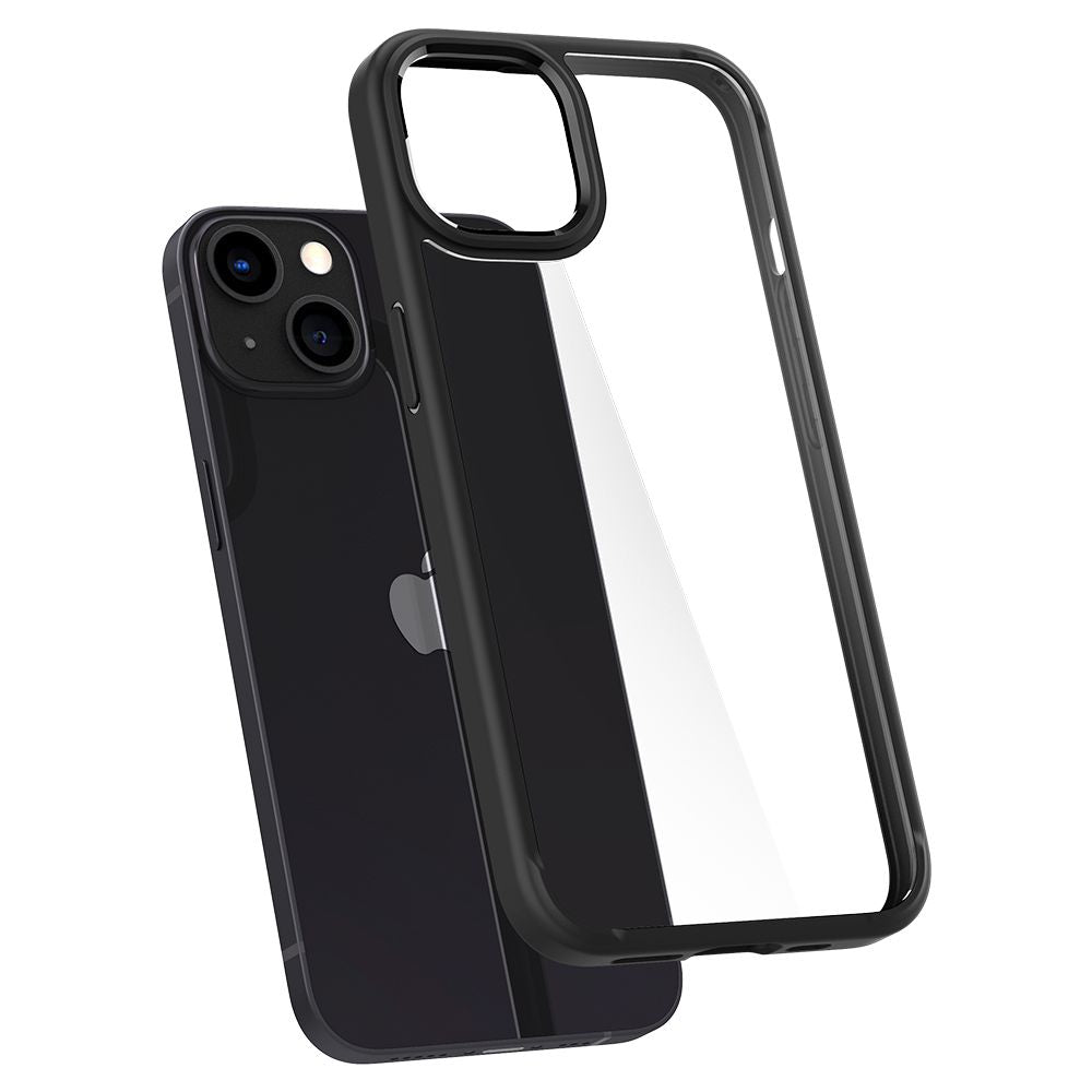 Hülle für Apple iPhone 13, Spigen, Ultra Hybrid, Schwarz