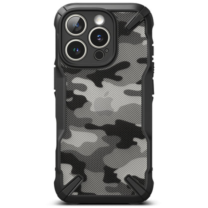 Hülle für Apple iPhone 16 Pro Max, Ringke, Fusion X Camo, Schwarz