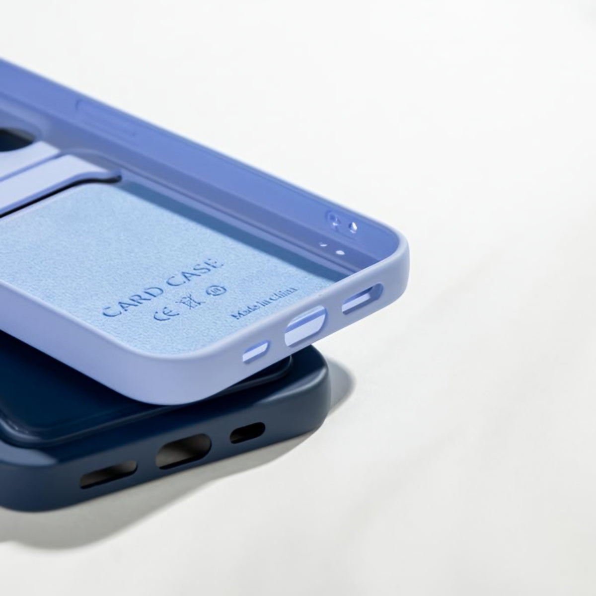 Hülle für Apple iPhone 15 Pro Max, XO Design, Kartenfach, Lila
