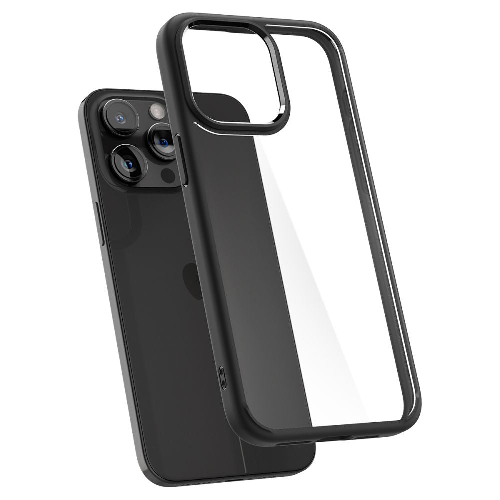 Hülle für Apple iPhone 15 Pro, Spigen, Ultra Hybrid, Schwarz ACS06713