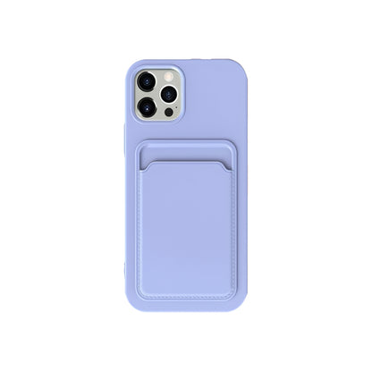 Hülle für Apple iPhone 15 Pro Max, XO Design, Kartenfach, Lila