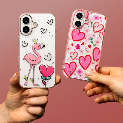 Case for Apple iPhone 15 Pro, OEM, Ultra Trendy Love 2, Multicolor