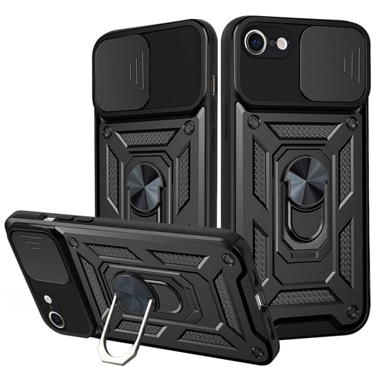 Hülle für Apple iPhone 6 / 6s, Techsuit, CamShield, Schwarz