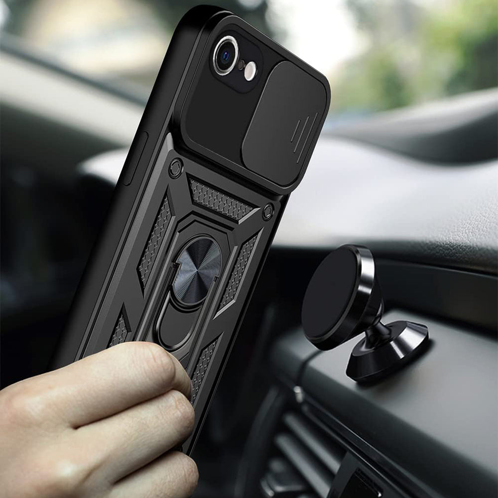 Case for Apple iPhone 6 / 6s, Techsuit, CamShield, Black