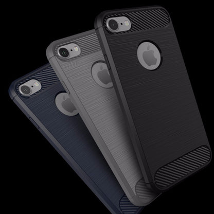 Hülle für Apple iPhone 8 / 7, Techsuit, Carbon, Schwarz