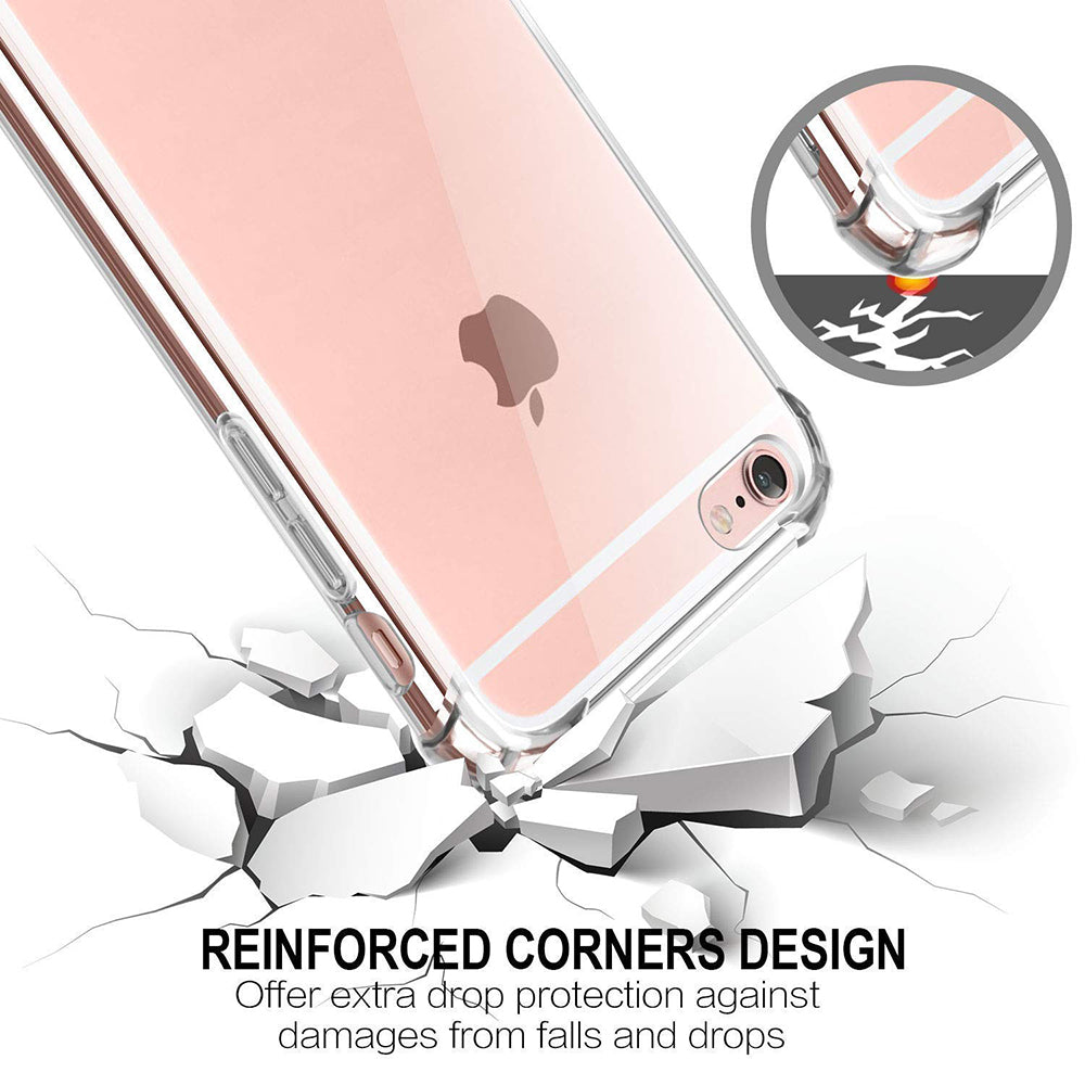 Case for Apple iPhone SE (2016) / 5 / 5s, Techsuit, Shockproof Clear, Transparent