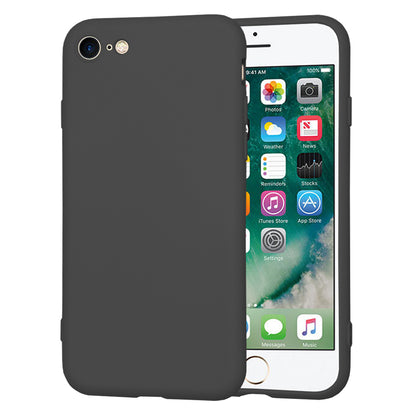 Hülle für Apple iPhone SE (2022) / SE (2020) / 8 / 7, Techsuit, SoftFlex, Schwarz