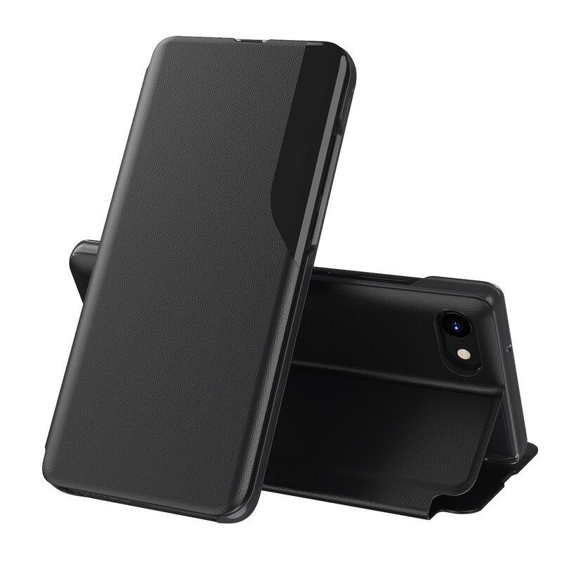 Hülle für Apple iPhone SE (2022) / SE (2020) / 8 / 7, Techsuit, eFold, Schwarz