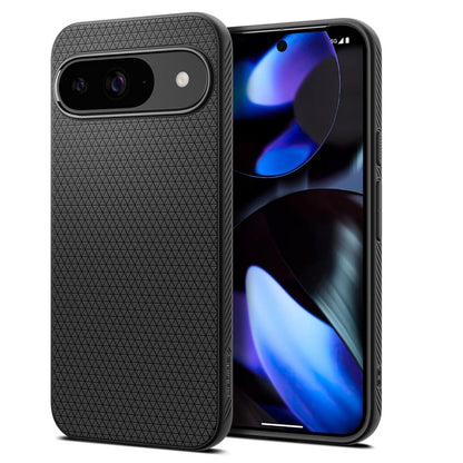 Hülle für Google Pixel 9 / 9 Pro, Spigen, Liquid Air Matte, Schwarz ACS07682