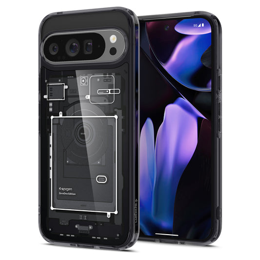 Hülle für Google Pixel 9 Pro XL, Spigen, Ultra Hybrid Zero One, Schwarz ACS07722