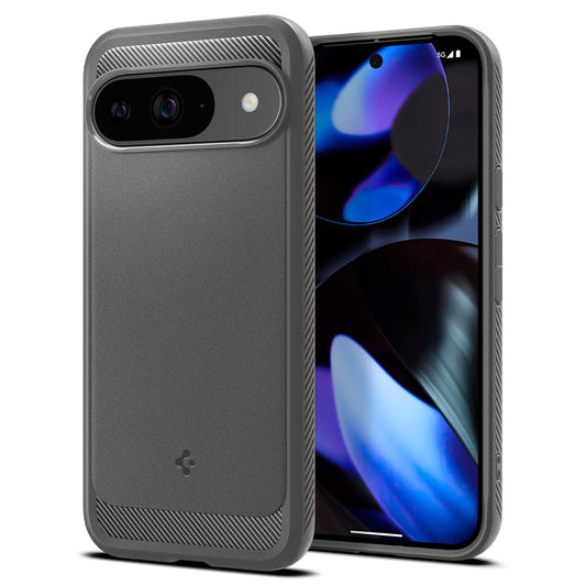 Hülle für Google Pixel 9 / 9 Pro, Spigen, Rugged Armor, Grau ACS07783