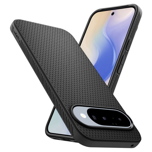 Hülle für Google Pixel 10 Pro / 10, Spigen, Liquid Air, Mattschwarz