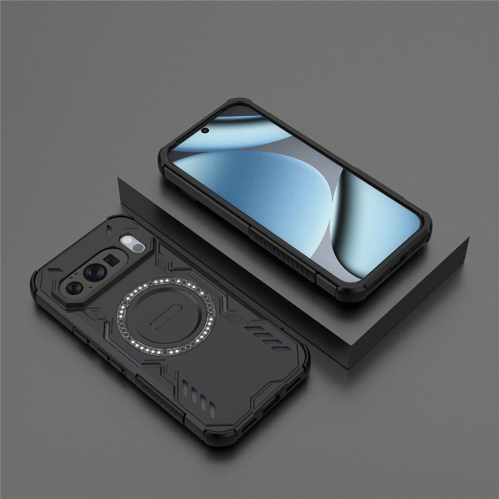 MagSafe-Hülle für Google Pixel 10 Pro / 10, Techsuit, ArmorMag, Schwarz