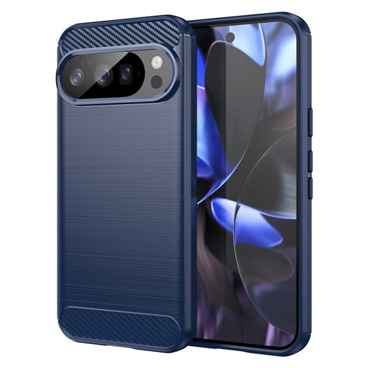 Hülle für Google Pixel 10 Pro / 10, Techsuit, Carbon, Blau