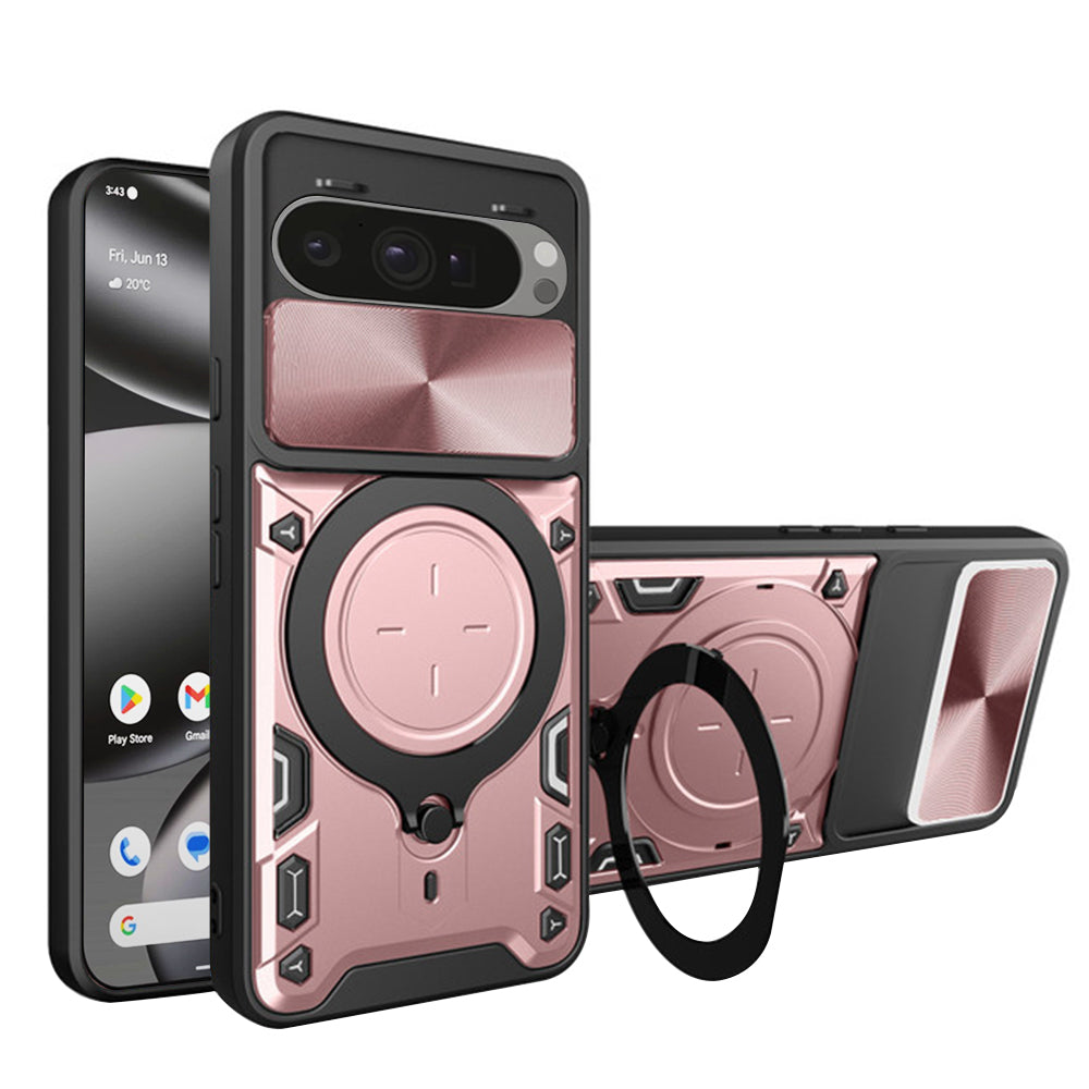 Hülle für Google Pixel 10 Pro XL, Techsuit, CamGuard Pro, Roségold