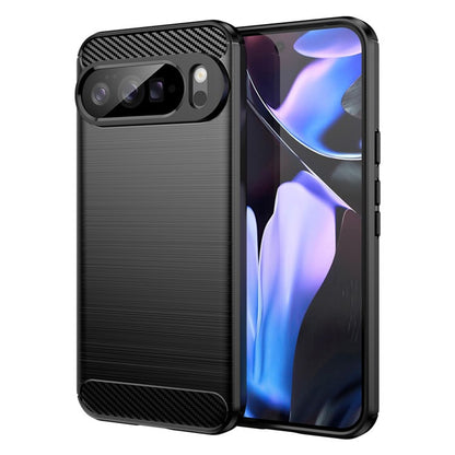 Hülle für Google Pixel 10 Pro XL, Techsuit, Carbon, Schwarz