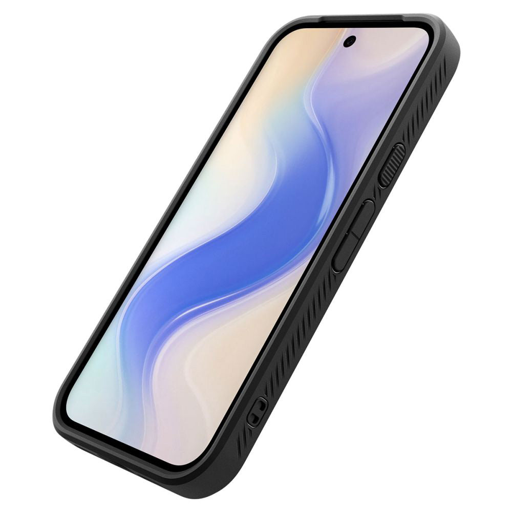 Hülle für Google Pixel 10a, Spigen, Liquid Air, Mattschwarz ACS11285