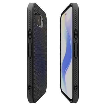 Hülle für Google Pixel 10a, Spigen, Liquid Air, Mattschwarz ACS11285