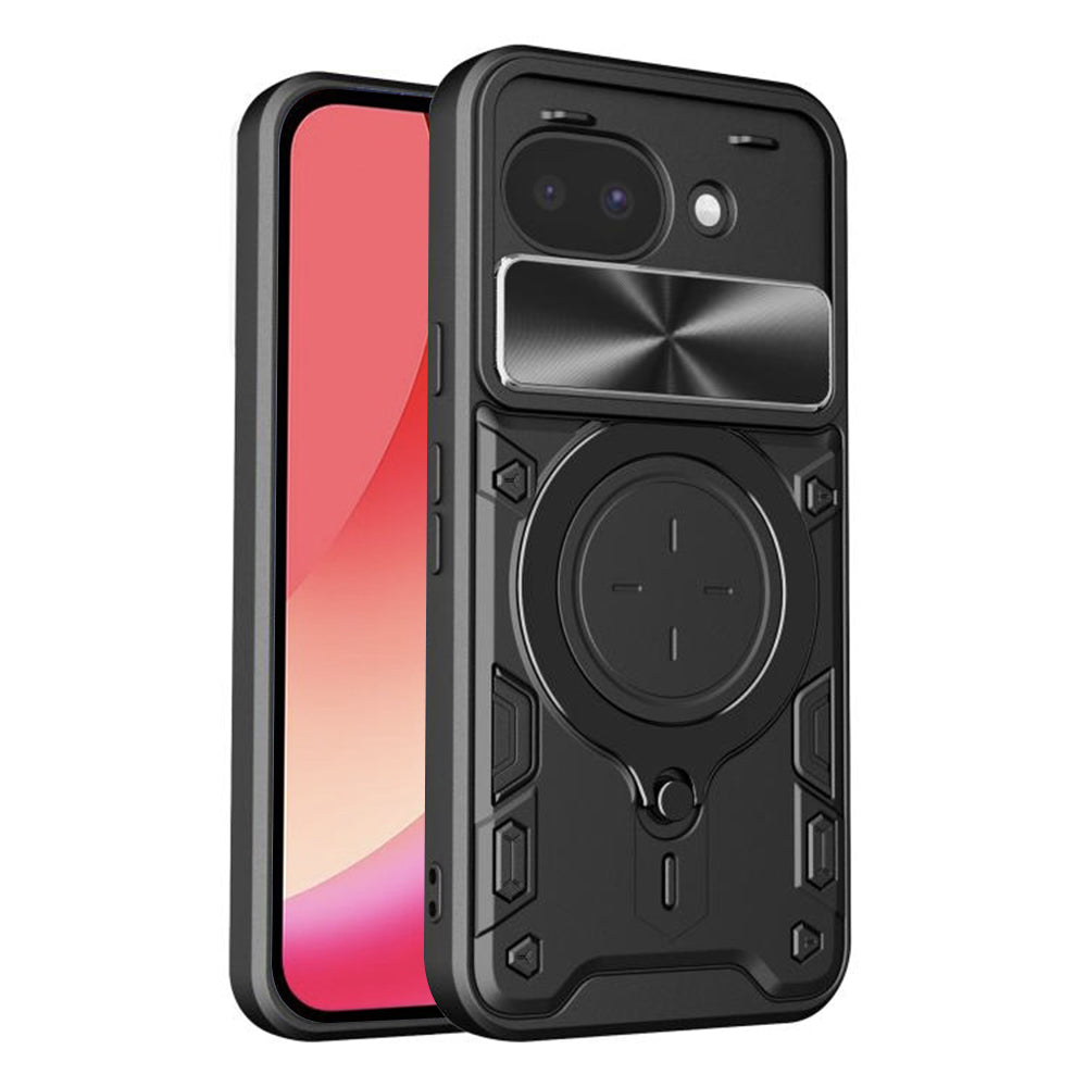 Hülle für Google Pixel 10a, Techsuit, CamGuard Pro, Schwarz