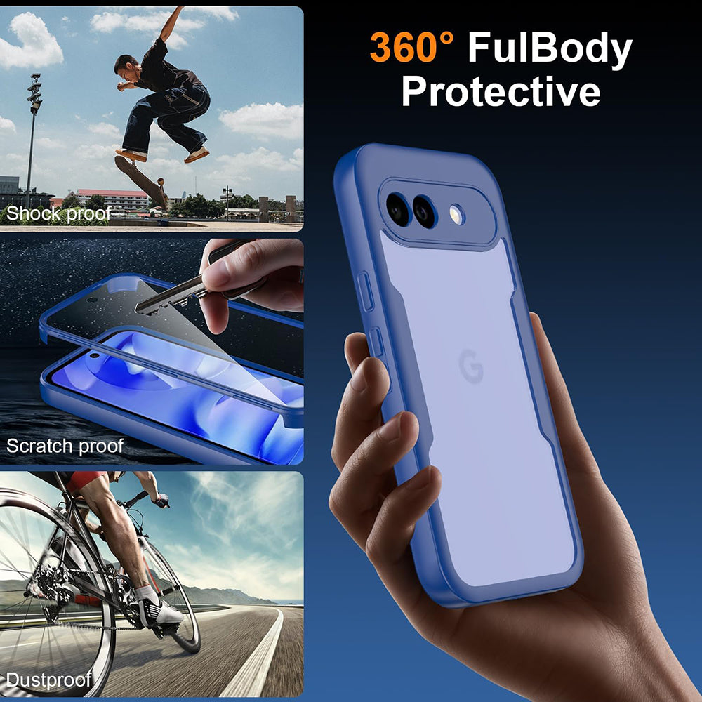 Hülle für Google Pixel 10a, Techsuit, ColorVerse 360, Blau