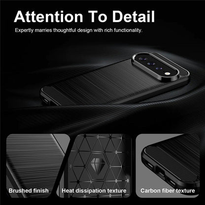 Hülle für Google Pixel 11 Pro XL, Techsuit, Carbon, Schwarz