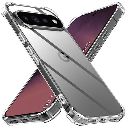 Hülle für Google Pixel 11, Techsuit, stoßfest klar, transparent