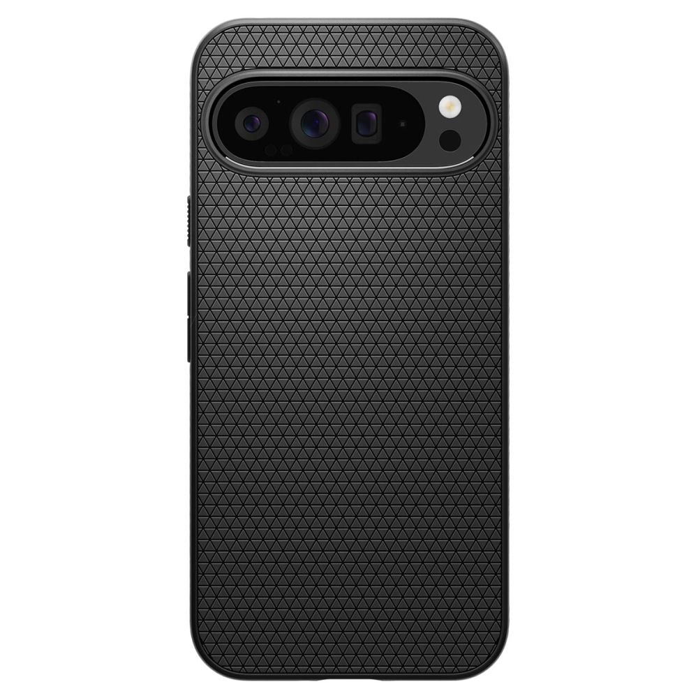 Hülle für Google Pixel 9 Pro XL, Spigen, Liquid Air Matte, Schwarz ACS07716