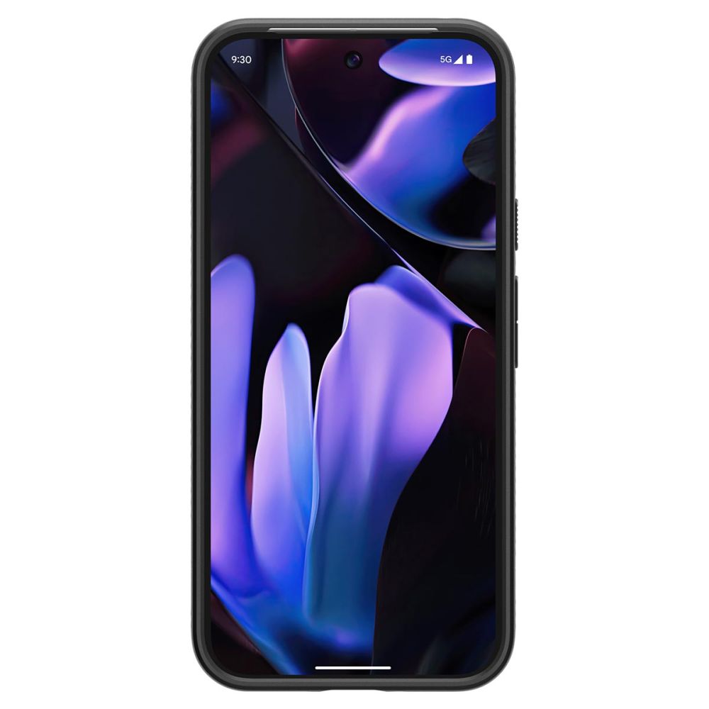 Hülle für Google Pixel 9 Pro XL, Spigen, Liquid Air Matte, Schwarz ACS07716