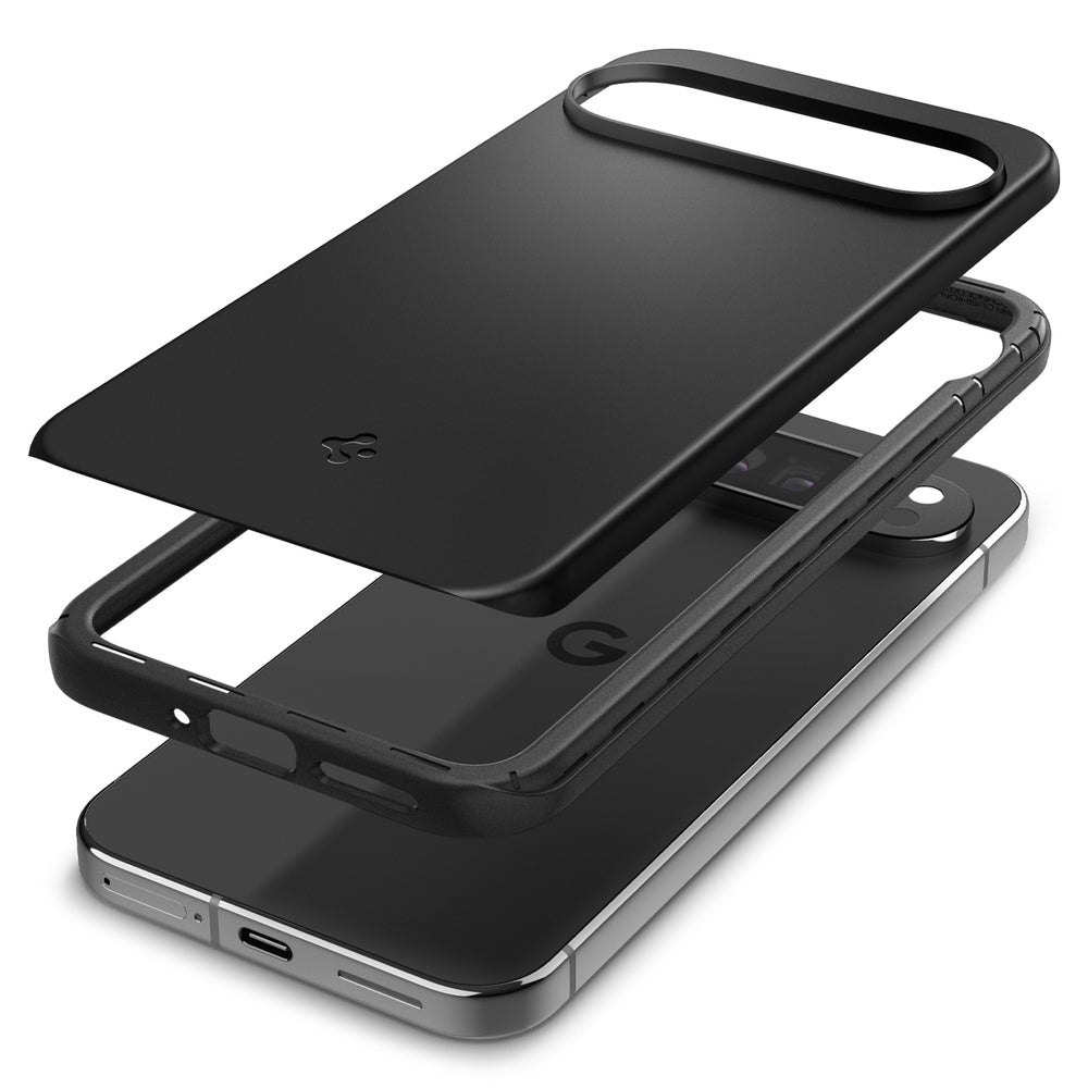 Hülle für Google Pixel 9 Pro XL, Spigen, Thin Fit, Schwarz ACS07731
