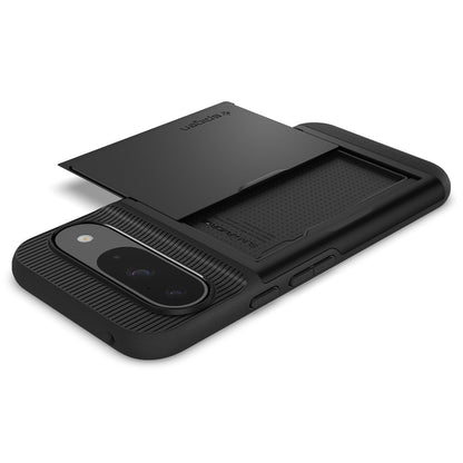 Hülle für Google Pixel 9 / 9 Pro, Spigen, Slim Armor CS, Schwarz ACS07695