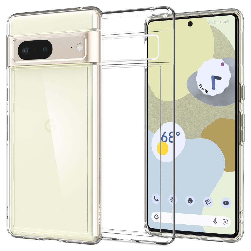 Hülle für Google Pixel 7, Spigen, Ultra Hybrid, Transparent ACS04699